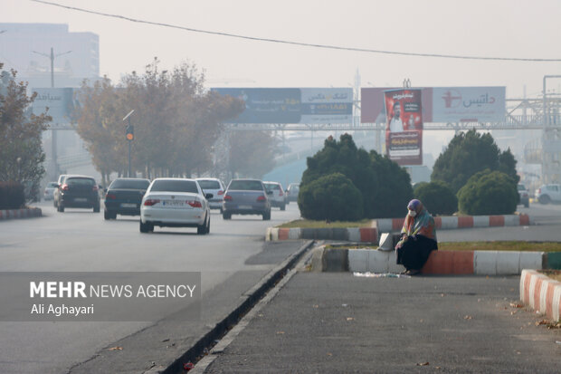 اردبیل در محاصره آلودگی هوا؛نگرانی مردم از افزایش غلظت ذرات معلق