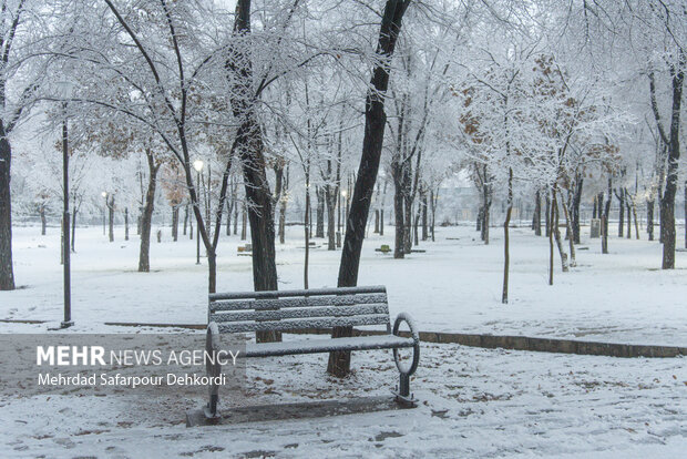بارش برف از عصر سه‌شنبه ارتفاعات استان اردبیل را سفیدپوش می‌کند