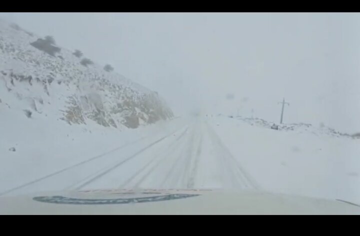 برف و کولاک در گردنه الماس