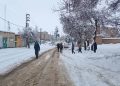 ارتفاع برف در بیله‌سوار به ۳۷ سانتی‌متر رسید