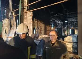 حریق کارخانه صنایع تبدیلی اردبیل مهار شد