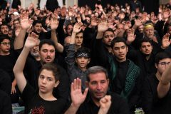 آئین کفن پوشان پارس آباد در شام غریبان امام حسین (ع)