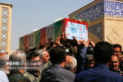 تشییع پیکر دو شهید مدافع وطن در نیر و خلخال