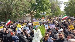 تشییع پیکر شهدای پدافند هوایی اردبیل