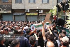 پیکر شهید مدافع وطن در اردبیل تشییع شد